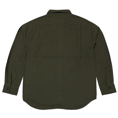 FIVE BROTHER　WORK SHIRTS　OLIVE PLAIN