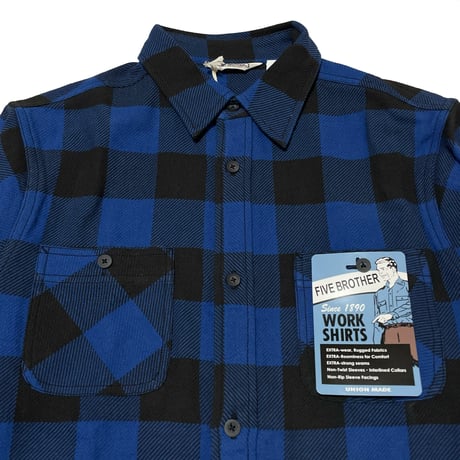 FIVE BROTHER　"BLUE BUFFALO" WORK SHIRTS