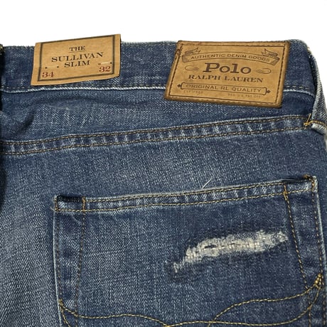 POLO RALPHLAUREN　"SULLIVAN SLIM"　PATCH WORK DENIM