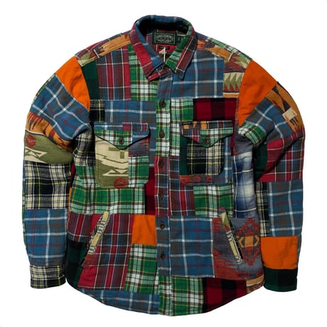 POLO COUNTRY RALPHLAUREN　"PATCH WORK" SHIRT JACKET