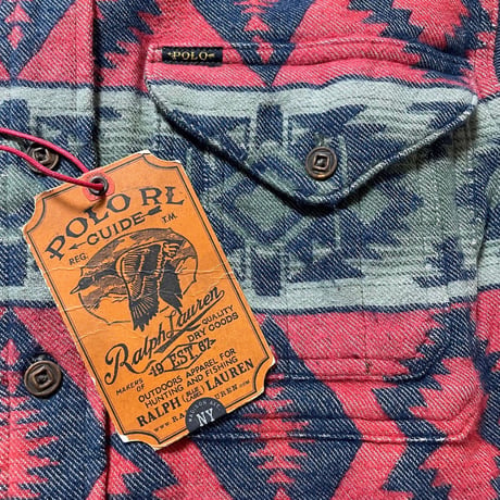 POLO COUNTRY RALPHLAUREN　"NATIVE" FLANNEL SHIRT