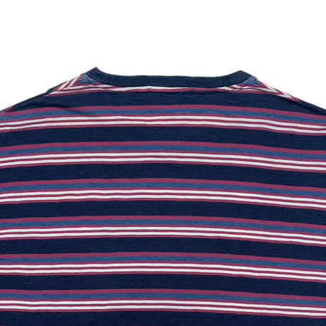 POLO RALPHLAUREN　"INDIGO BORDER" POCKET L/S TEE