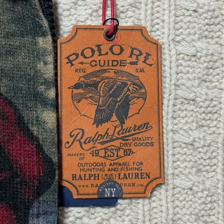 POLO COUNTRY RALPHLAUREN　"POLO  SPORTSMAN" PATCH CARDIGAN