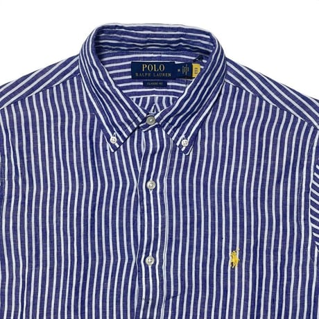 POLO RALPHLAUREN　"HEMP" BUTTON DOWN SHIRT