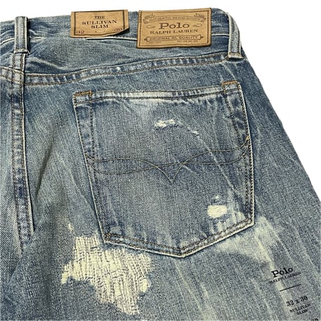 POLO RALPHLAUREN　"THE SUVLIVAN SLIM"　PATCH WORK DENIM
