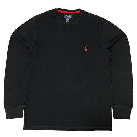 POLO RALPHLAUREN　THERMAL L/S Tee (BLACK)