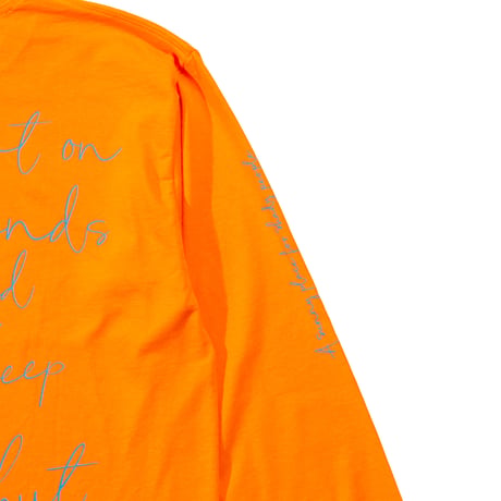 ACAPULCO GOLD　 "TWO THINGS" L/S TEE (ORANGE)