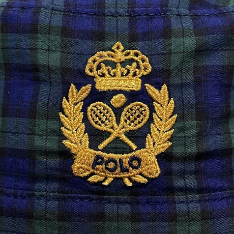 POLO RALPHLAUREN　"REVERSIBLE BLACK WATCH" BUCKET HAT