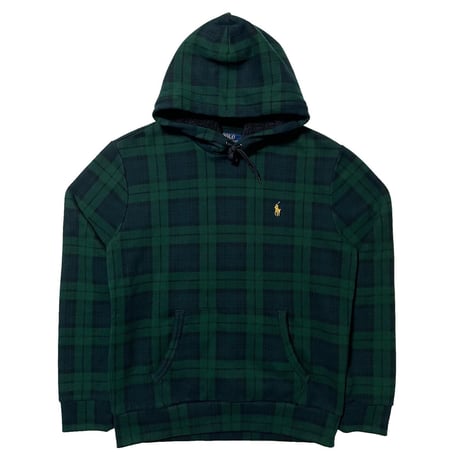 POLO RALPHLAUREN　"BLACK WATCH" LINING HOODIE