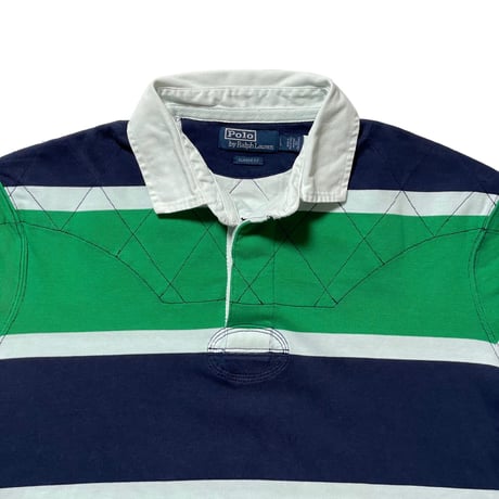POLO RALPHLAUREN　"BORDER" L/S POLO SHIRT