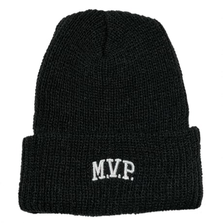 "MVP" KNIT CAP　BLACK