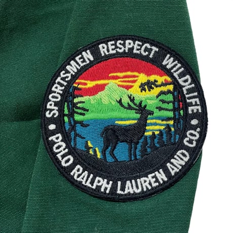 POLO RALPHLAUREN　"COLOR BLOCK" CANVAS SHIRT