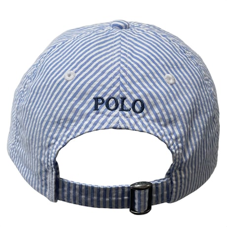 POLO RALPHLAUREN　"SEER SUCKER" 6 PANEL CAP