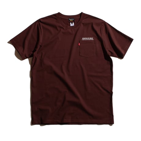 ACAPULCO GOLD　"LOGO" POCKET S/S TEE