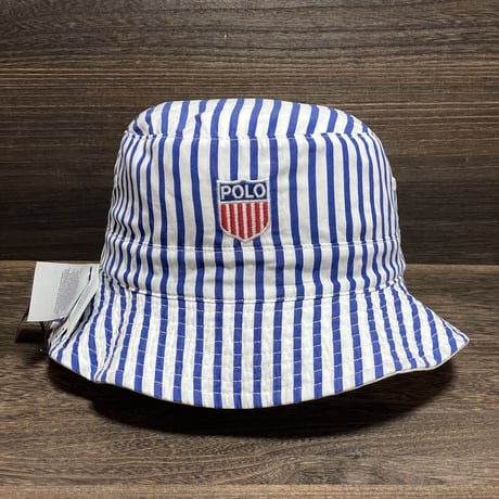 POLO RALPHLAUREN　"REVERSIBLE" BUCKET HAT