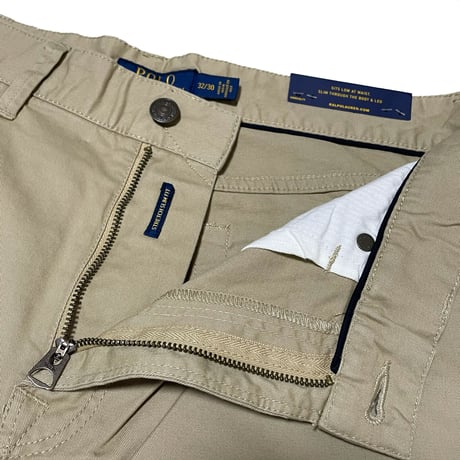 POLO RALPHLAUREN　"STRETCH SLIM FIT" CHINO PANTS