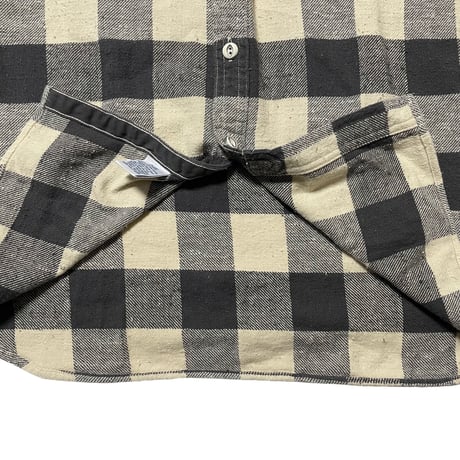 POLO RALPHLAUREN　HEAVY FLANNEL SHIRT (WHITE)