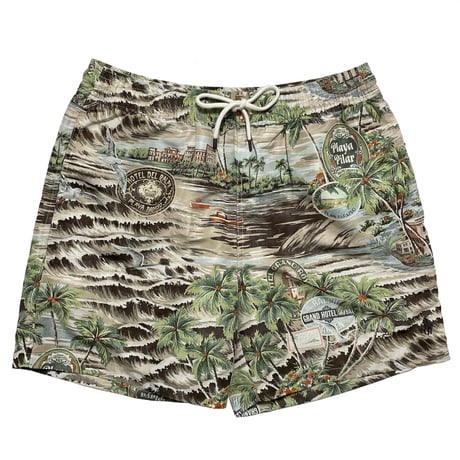 POLO RALPHLAUREN　"BEACH PRINT" SWIM SHORTS