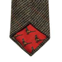 POLO RALPHLAUREN　"DUCK" WOOL TWEED TIE
