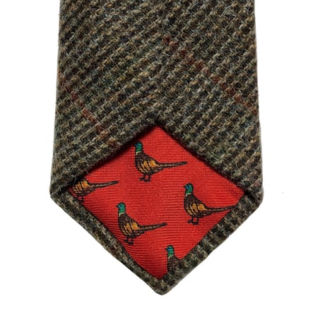 POLO RALPHLAUREN　"DUCK" WOOL TWEED TIE