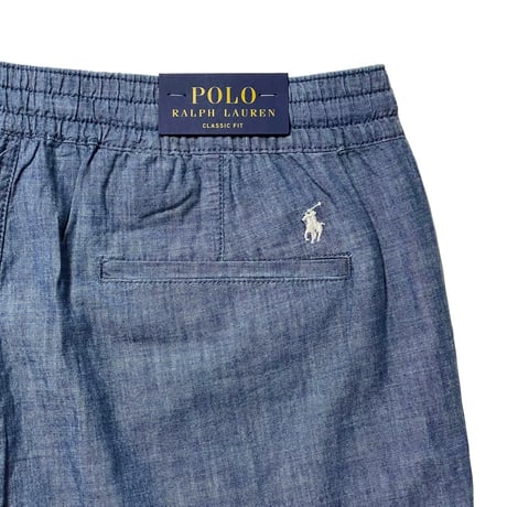 POLO RALPHLAUREN　CHAMBRAY SHORTS　”CLASIC FIT”