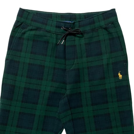 POLO RALPHLAUREN　"BLACK WATCH" LINING SWEAT PANTS