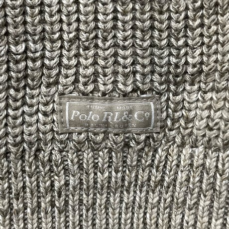 POLO RALPHLAUREN　"WARM GREY" SWEATER