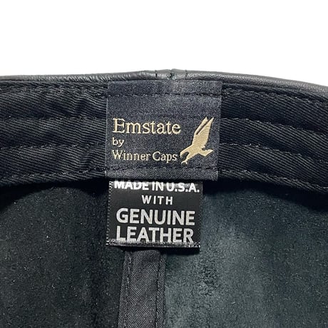 Emstate by Winner Caps　 "GENUINE LEATHER" 6-PANNL CAP
