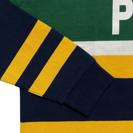 POLO RALPHLAUREN　"STRIPED LOGO" RUGBY SHIRT