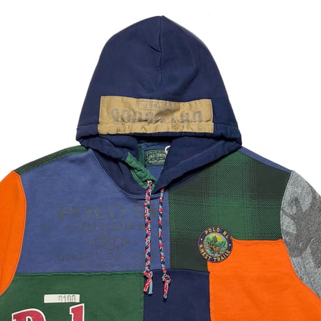 POLO COUNTRY RALPHLAUREN　"PATCH WORK" HOODIE