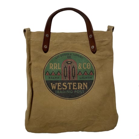 RRL RALPHLAUREN　"CANVAS" TOTE BAG