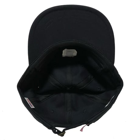 COOPERSTOWN BALL CAP（別注) "P EMBROIDERY" BASEBALL CAP (BLACK)