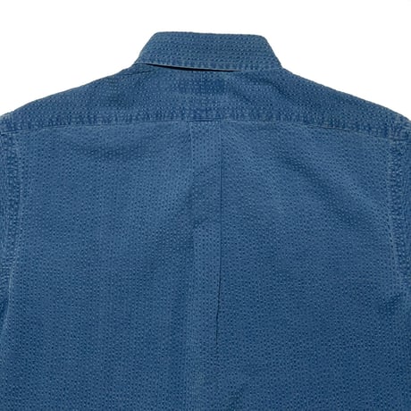 POLO RALPHLAUREN　 "INDIGO BLUE"  SEERSUCKER S/S SHIRT