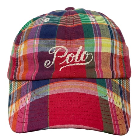 POLO RALPHLAUREN　"EMBROIDERED LOGO" BASEBALL CAP