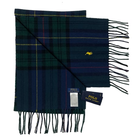 POLO RALPHLAUREN　"BLACK WATCH" WOOL SCARF