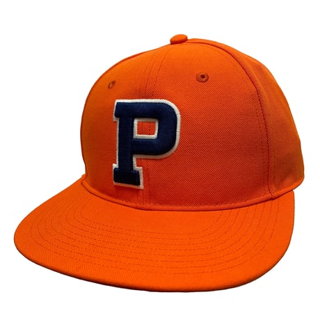 POLO RALPHLAUREN　"P-LOGO" HIGH-CROWN BASEBALL CAP (ORANGE)