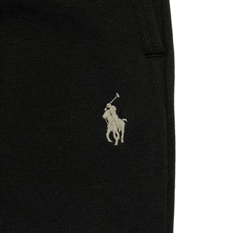 POLO RALPHLAUREN　"FLEEECE" SWEAT PANTS (BLACK)