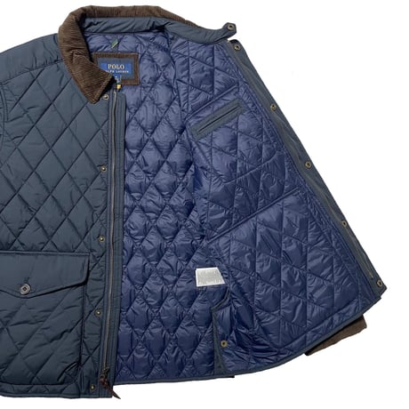 POLO RALPHLAUREN　QUILTING JACKET (NAVY)