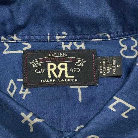 RRL RALPHLAUREN　"ALL OVER PRINT" VACATION SHIRT