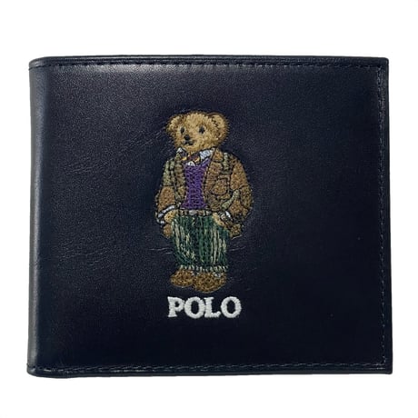 POLO RALPHLAUREN　"POLO BEAR" LEATHER WALLET