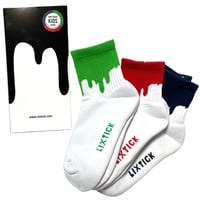 LIXTICK　DRIP SOCKS 3PACK(KIDS)