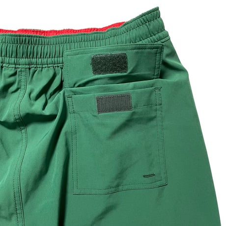 POLO RALPHLAUREN　"INNER POCKET" SWIM SHORTS (GREEN)