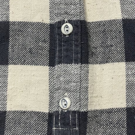 POLO RALPHLAUREN　HEAVY FLANNEL SHIRT (WHITE)