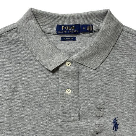 POLO RALPHLAUREN　"PONY" POLO SHIRT(GREY/US限定)