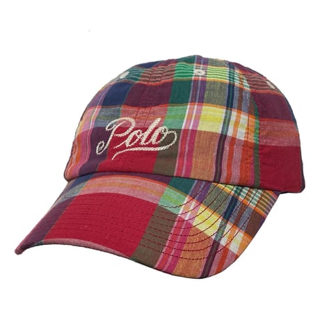 POLO RALPHLAUREN　"EMBROIDERED LOGO" BASEBALL CAP