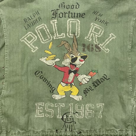 POLO RALPHLAUREN　"STENCIL" M-65 MILITARY JACKET