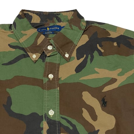 RALPHLAUREN　WOOD LAND CAMOUFLAGE SHIRT