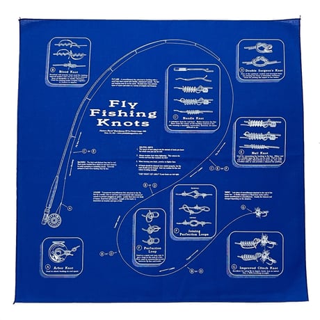 The Printed Image　"Fly Fishing Knote" BANDANA