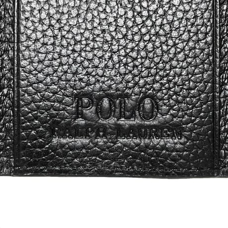 POLO RALPHLAUREN　LEATHER KEYCASE (BLACK)