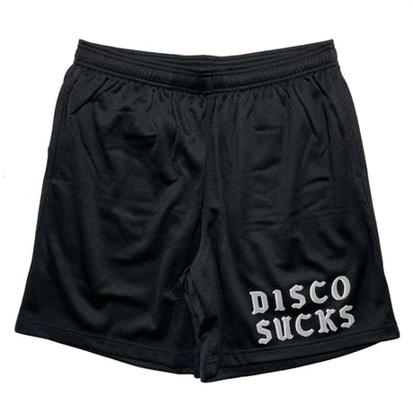 A-1 CLOTHING　"DISCO SUCKS" MESH SHORTS